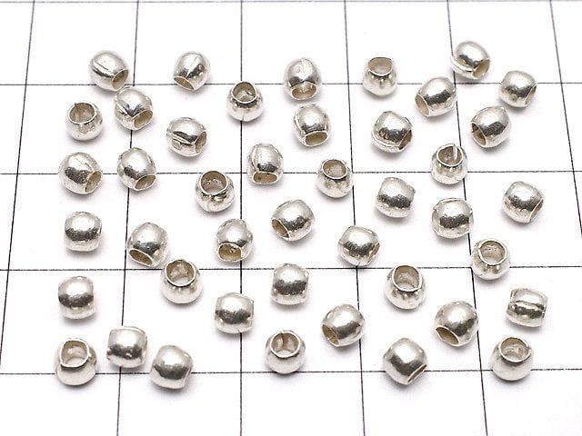 Karen Silver Roundel (Tube )3.5x3.5x3mm 10pcs