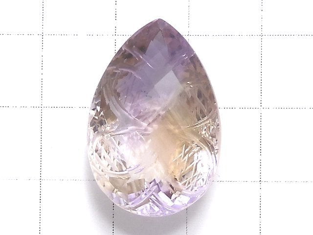 [Video][One of a kind] High Quality Ametrine AAA- Loose stone Carved Faceted 1pc NO.16