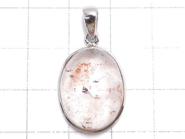 [Video][One of a kind] High Quality Lepidocrocite in Quartz AAA- Pendant Silver925 NO.21