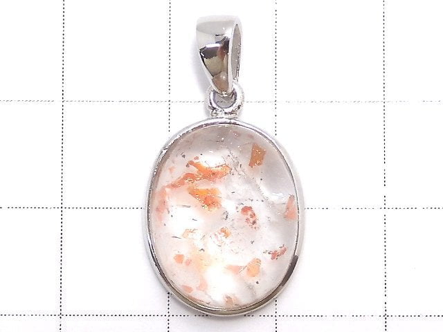 [Video][One of a kind] High Quality Lepidocrocite in Quartz AAA- Pendant Silver925 NO.25