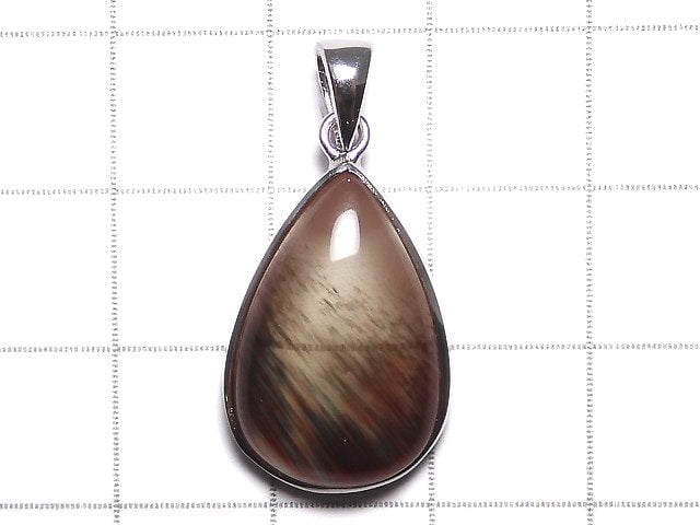 [Video][One of a kind] High Quality Tibetan Andesine AAA Pendant Silver925 NO.146