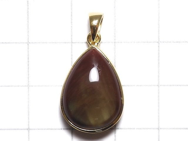 [Video][One of a kind] High Quality Tibetan Andesine AAA Pendant 18KGP NO.151