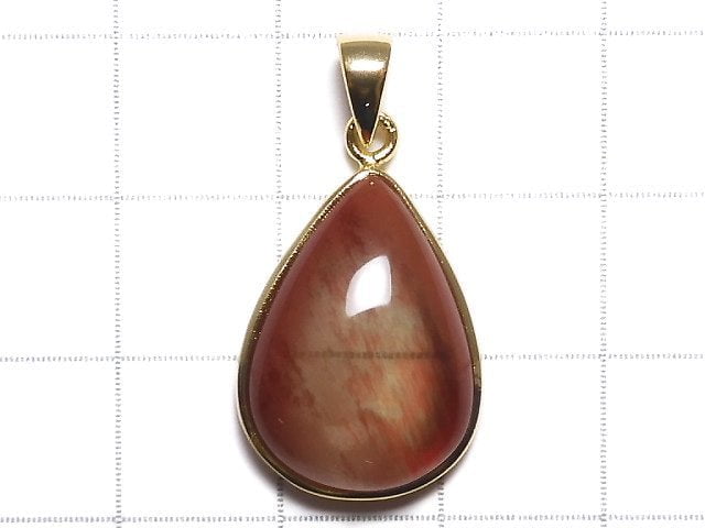 [Video][One of a kind] High Quality Tibetan Andesine AAA Pendant 18KGP NO.154