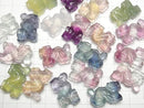 [Video] Multicolor Fluorite AAA Dragon Motif 25x15mm [Undrilled] 2pcs