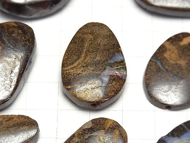 [Video]Boulder Opal Flat Nugget 3pcs