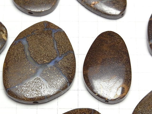 [Video]Boulder Opal Flat Nugget 2pcs