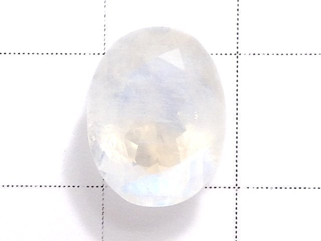 [Video][One of a kind] High Quality Rainbow Moonstone AAA Loose stone Faceted 1pc NO.9