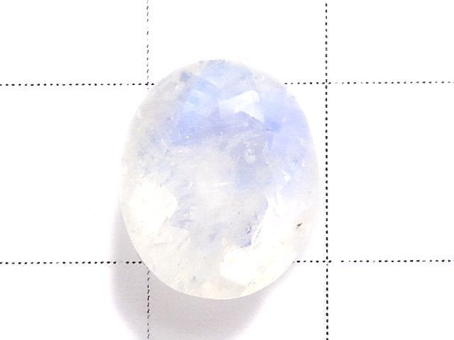 [Video][One of a kind] High Quality Rainbow Moonstone AAA Loose stone Faceted 1pc NO.11