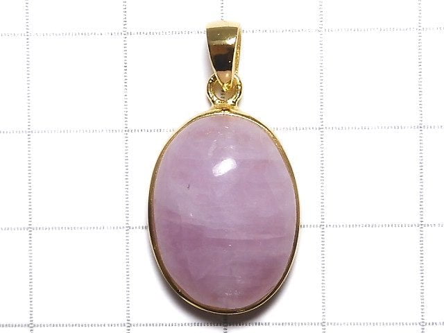 [Video][One of a kind] Nigeria Kunzite AAA- Pendant 18KGP NO.24