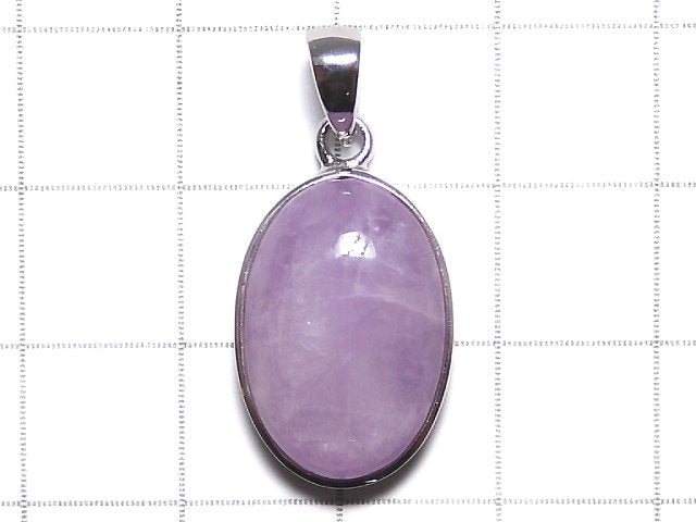 [Video][One of a kind] Nigeria Kunzite AAA- Pendant Silver925 NO.30