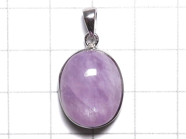 [Video][One of a kind] Nigeria Kunzite AAA- Pendant Silver925 NO.32