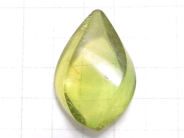 [Video][One of a kind] Green Amber Loose stone Marquise NO.195