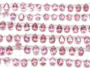 [Video] High Quality Pink Topaz AAA Pear shape Faceted 8x6mm half or 1strand (18pcs )