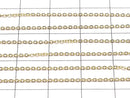 14KGF Flat Cable Chain 1.0mm No.2 10cm