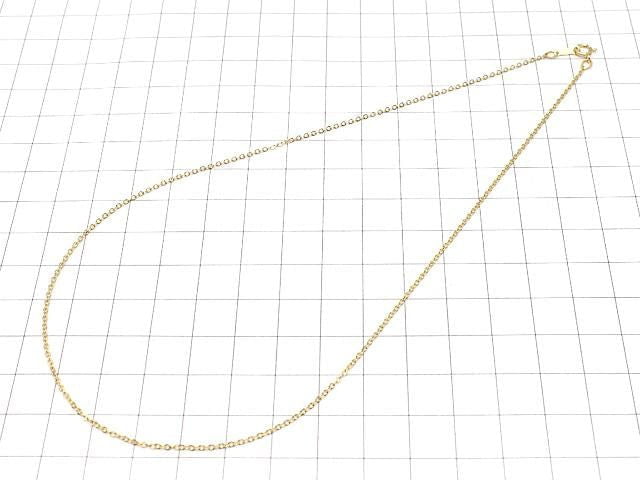 14KGF Flat Azuki Chain 1.4mm [40cm] [45cm] Necklace 1pc
