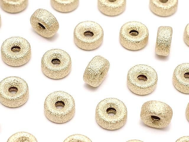 14KGF Rondelle [3mm][4mm] Stardust No.2 5pcs
