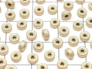 14KGF Rondelle [3mm][4mm] Stardust No.2 5pcs