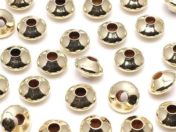 14KGF Rondelle [3.5mm][4.5mm][5.5mm][7.3mm] 2pcs