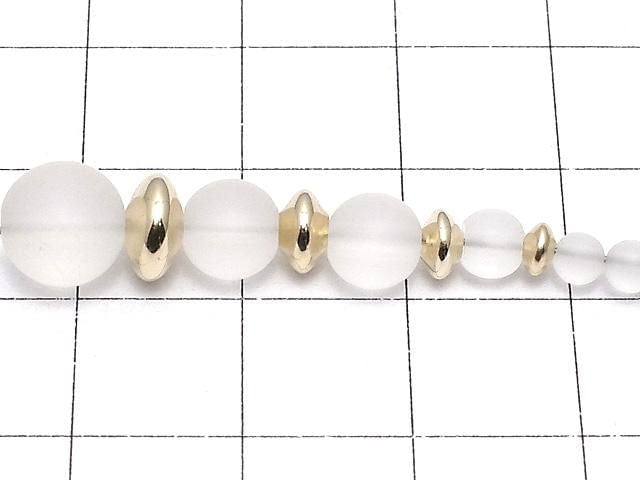 14KGF Rondelle [3.5mm][4.5mm][5.5mm][7.3mm] 2pcs
