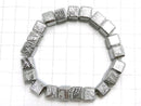 [Video][One of a kind] Meteorite (Muonionalusta) Cube 8x8x8mm Bracelet NO.1