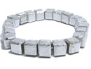 [Video][One of a kind] Meteorite (Muonionalusta) Cube 8x8x8mm Bracelet NO.5