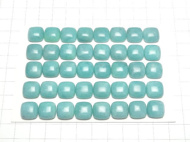 [Video] Peruvian Amazonite AA++ Square Cabochon 12x12mm 2pcs