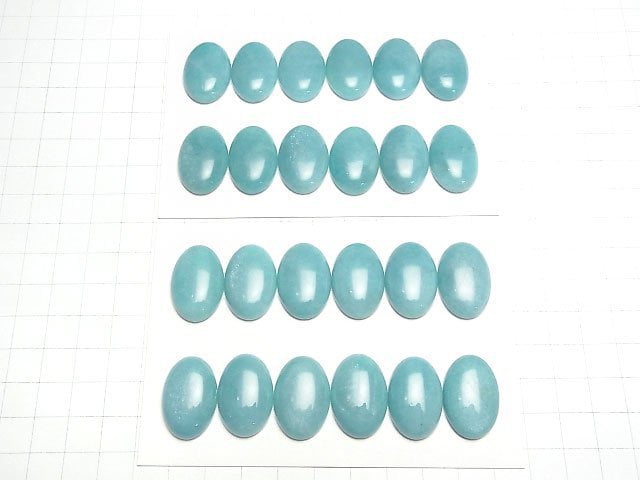 [Video] Peru Amazonite AA++ Oval Cabochon 24x16mm 1pc