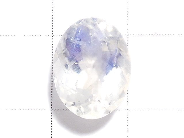 [Video][One of a kind] High Quality Rainbow Moonstone AAA Loose stone Faceted 1pc NO.30