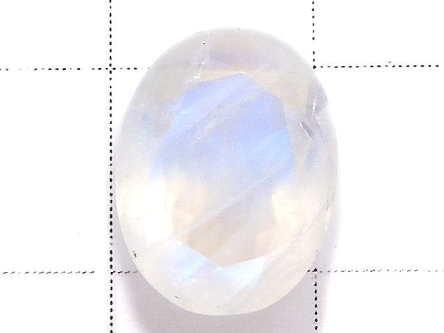 [Video][One of a kind] High Quality Rainbow Moonstone AAA Loose stone Faceted 1pc NO.37