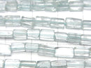 [Video]Aquamarine AA+ Rectangle-Square 1strand beads (aprx.17inch/42cm)