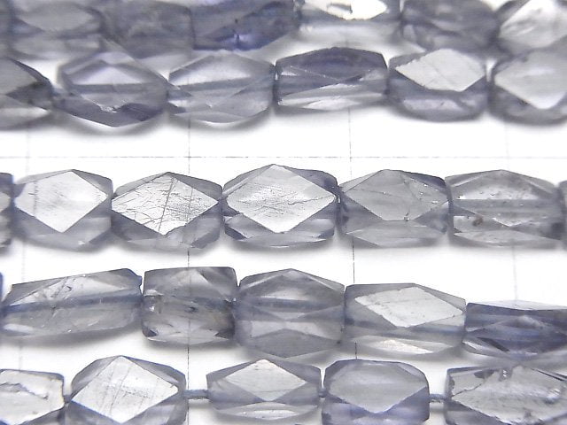 [Video]Iolite AA+ Faceted Rectangle 1strand beads (aprx.14inch/34cm)