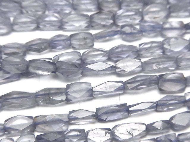 [Video]Iolite AA+ Faceted Rectangle 1strand beads (aprx.14inch/34cm)