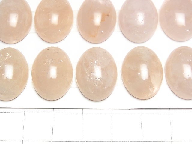 [Video]Morganite AA+ Oval Cabochon 20x15mm 1pc
