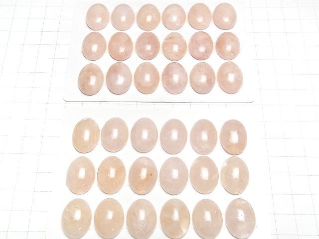 [Video]Morganite AA+ Oval Cabochon 20x15mm 1pc