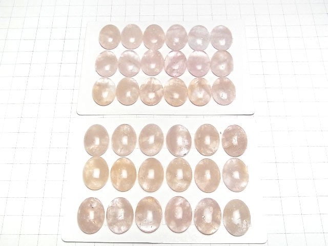 [Video]Morganite AA+ Oval Cabochon 20x15mm 1pc