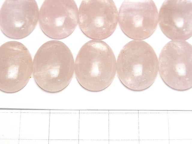 [Video]Morganite AA++ Oval Cabochon 20x15mm 1pc