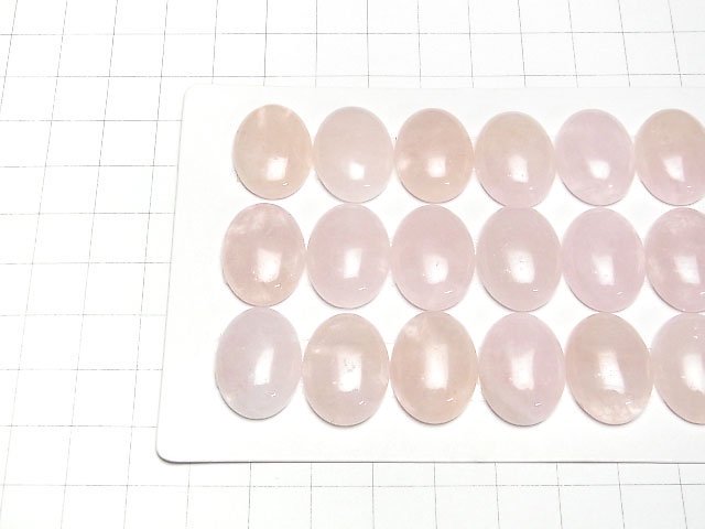 [Video]Morganite AAA- Oval Cabochon 20x15mm 1pc