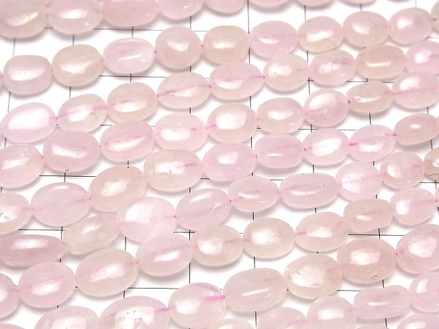 [Video]High Quality Morganite AA++ Oval half or 1strand beads (aprx.17inch/42cm)