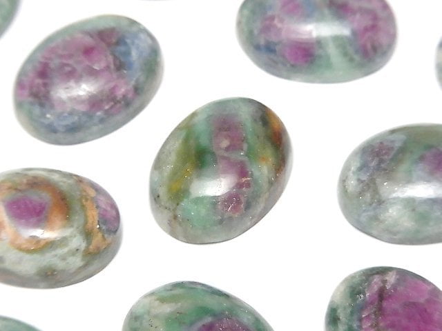 Ruby in Fuchsite Gemstone Beads