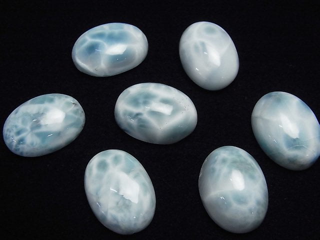 [Video]Larimar Pectolite AA++ Oval Cabochon 18x13mm 1pc