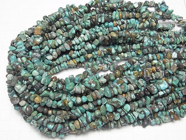 [Video]Turquoise AA Chips (Small Nugget) 1strand beads (aprx.15inch/38cm)