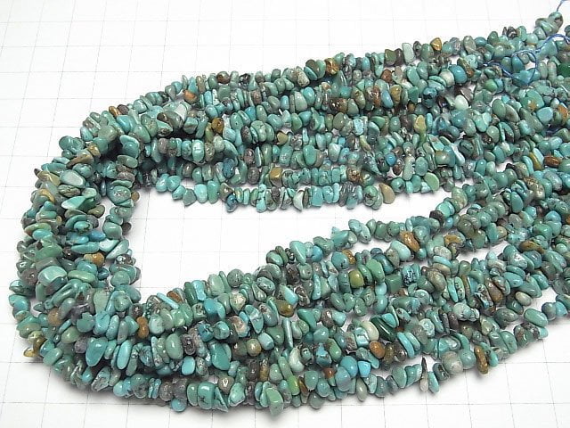 [Video]Turquoise AA Chips (Small Nugget) 1strand beads (aprx.15inch/38cm)