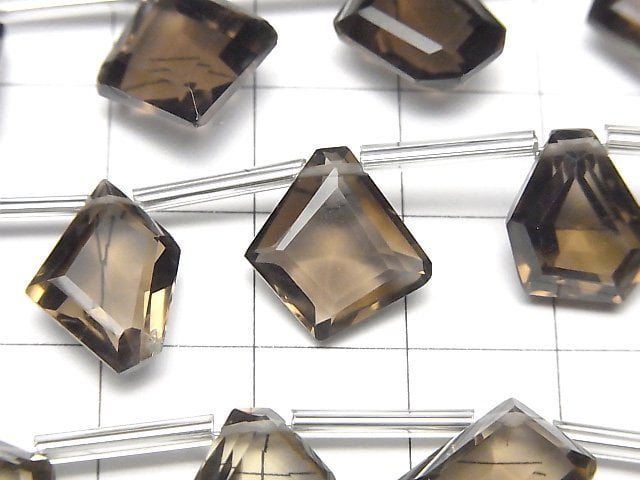 [Video] High Quality Smoky Quartz AAA Fancy Shape Cut [Light color] 1strand (8pcs)