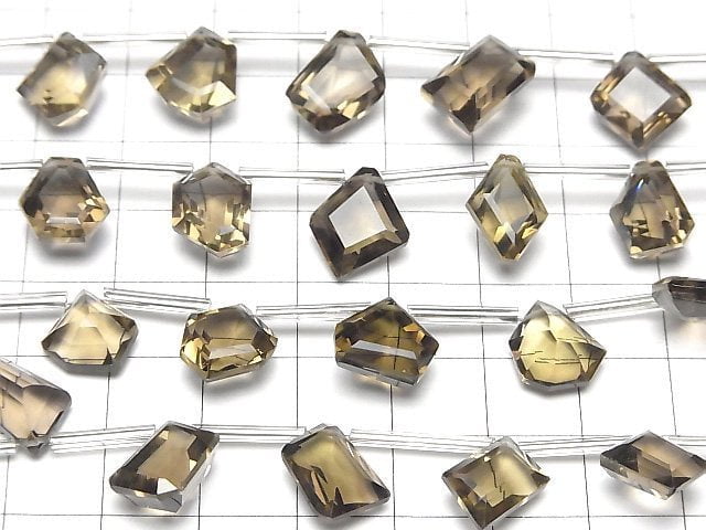 [Video] High Quality Smoky Quartz AAA Fancy Shape Cut [Light color] 1strand (8pcs)