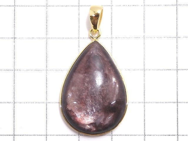 [Video][One of a kind] Lepidolite AAA Pendant 18KGP NO.20