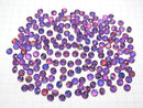 [Video] Doublet Crystal AAA Loose stone Round Faceted 8x8mm [Purple/Stripe] 3pcs