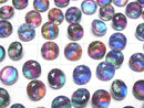 [Video] Doublet Crystal AAA Loose stone Round Faceted 8x8mm [Vivid color/Stripe] 3pcs