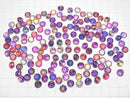 [Video] Doublet Crystal AAA Loose stone Round Faceted 8x8mm [Pop color/Stripe] 3pcs