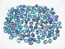 [Video] Doublet Crystal AAA Loose stone Oval Faceted 10x8mm [Light Blue/Stripe] 3pcs