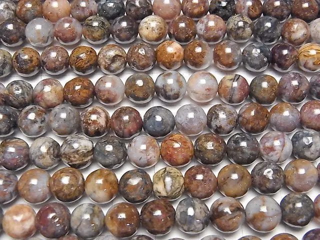 [Video] Pietersite Round 8mm 1strand beads (aprx.15inch/38cm)